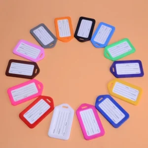 Travel Luggage Tag Plastic Multiple Colors Labels