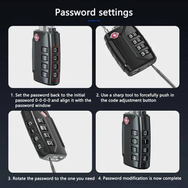 1SUNSHINE Customs Password Lock